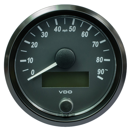 VDO VDO SingleViu 80mm (3-1/8") Speedometer - 90MPH A2C3832900030